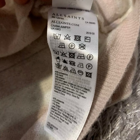 Allsaints Cassia Jumper Striped Dolman Sweater - Picture 6 of 8